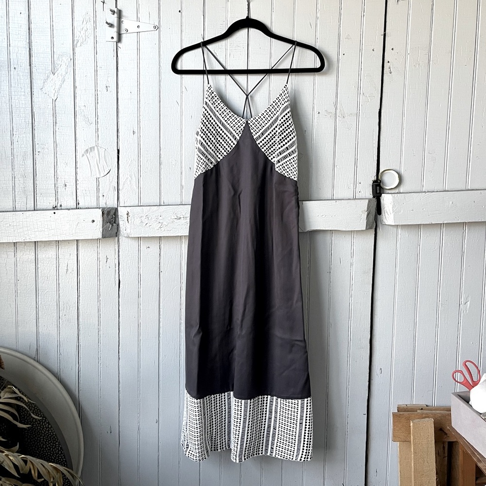 kotn slip tahia slip dress with crochet lace detail NWT
